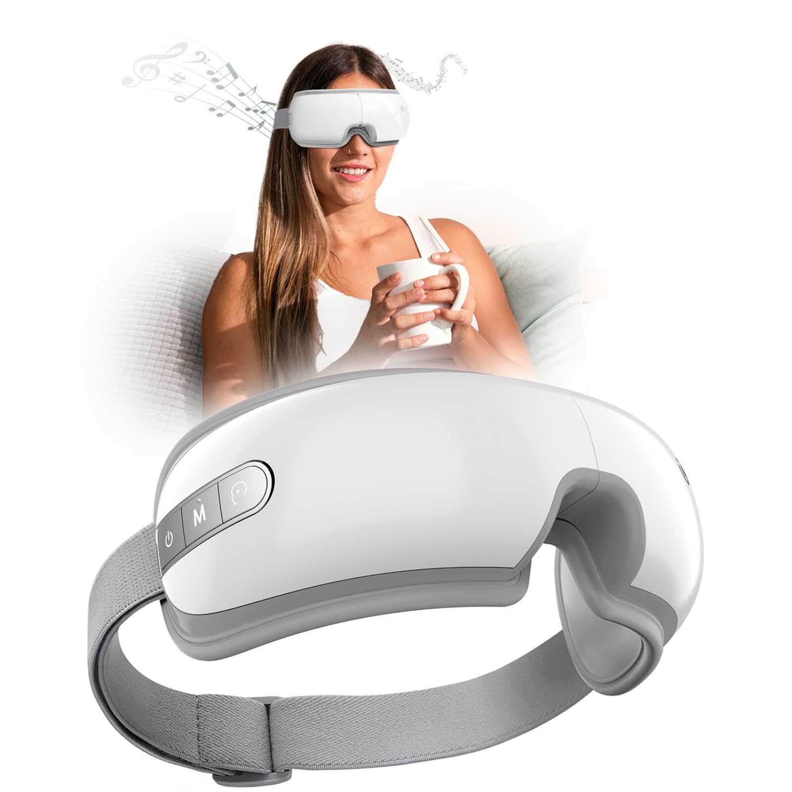 CooCoCo Eye Massager Heated Eye Mask for Migraine & Headache Relief - CO-7401